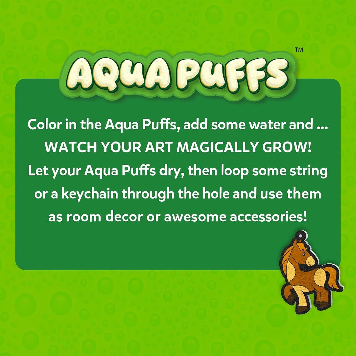 Skillmatics Aqua Puffs Animals, Art & Craft, Paint by Number, Gift for Kids