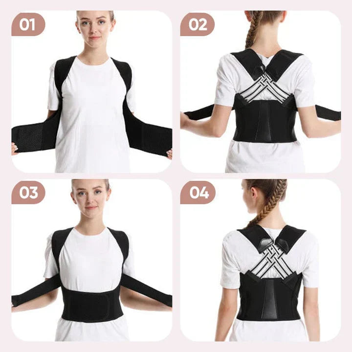 Correction Belt: Adjustable Back Posture Correction Belt
