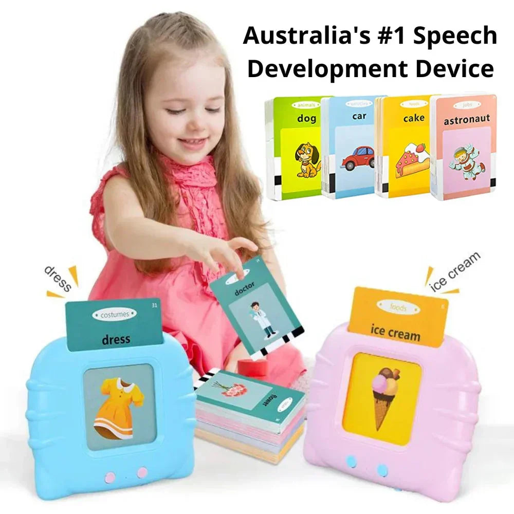 Audible Flashcard Device - Early Educational Device + Flashcards (224 Cards)