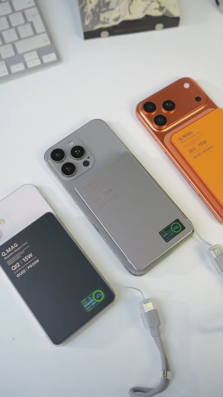 Wireless Magnetic Power bank Fast Charing for iPhone 12-18 Pro max
